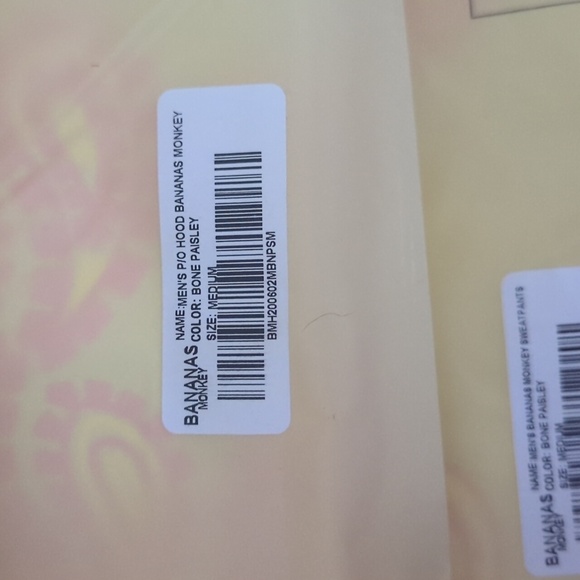 Bananas Monkey Bone Paisley Sweat pants - Picture 9 of 9